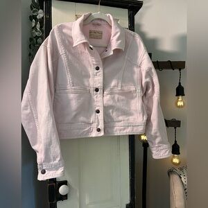 We The Free Free People Cropped Jean Jacket